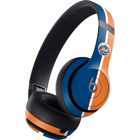 MLB New York Mets Split Beats Solo 4 Wireless Headphones Skin