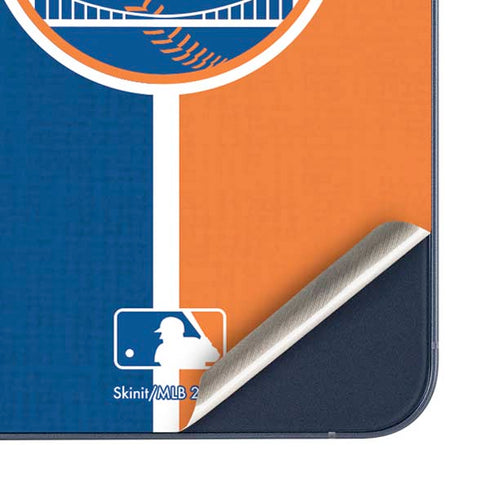 MLB New York Mets Split Galaxy A35 5G Skin