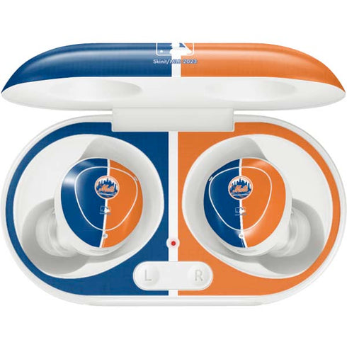 MLB New York Mets Split Galaxy Buds Plus Skin