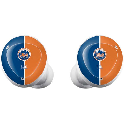 MLB New York Mets Split Galaxy Buds Plus Skin