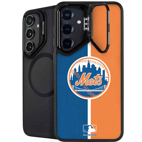 MLB New York Mets Split Galaxy S24 FE Kickstand Case