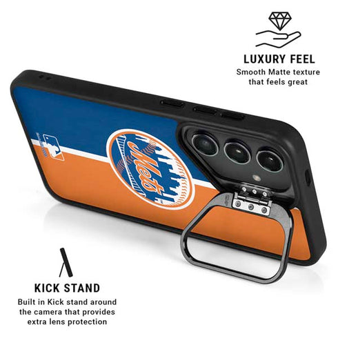 MLB New York Mets Split Galaxy S25 Kickstand Case