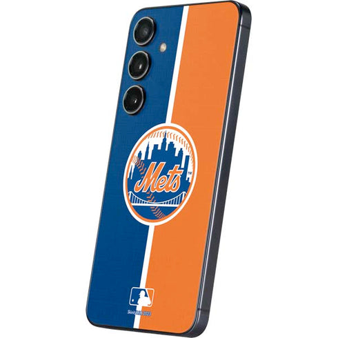 MLB New York Mets Split Galaxy S25 Skin