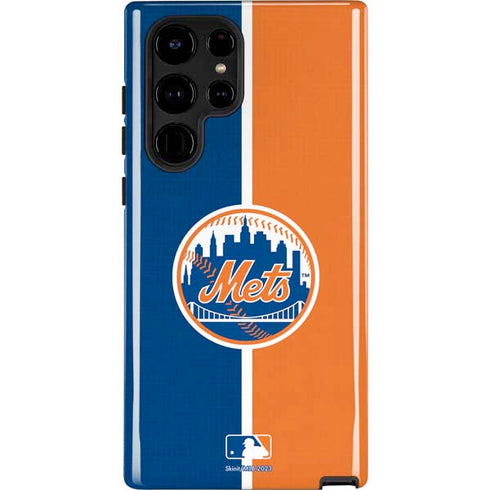 MLB New York Mets Split Galaxy S25 Ultra Impact Case