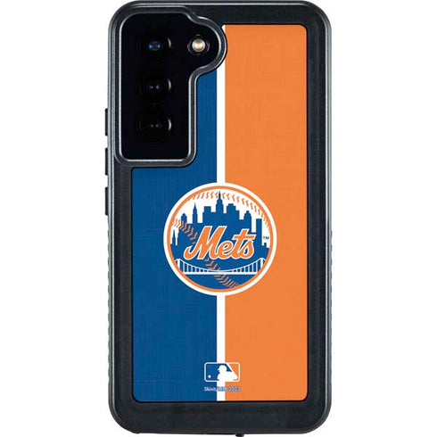 MLB New York Mets Split Galaxy S24 Waterproof Case