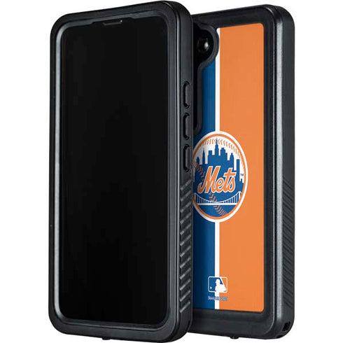 MLB New York Mets Split Galaxy S24 Waterproof Case