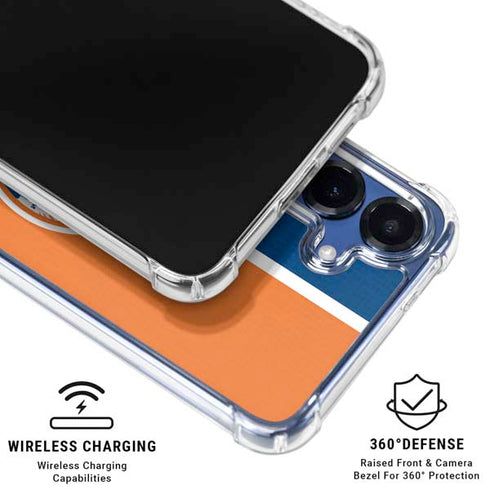 MLB New York Mets Split Galaxy S25 Plus Clear Case