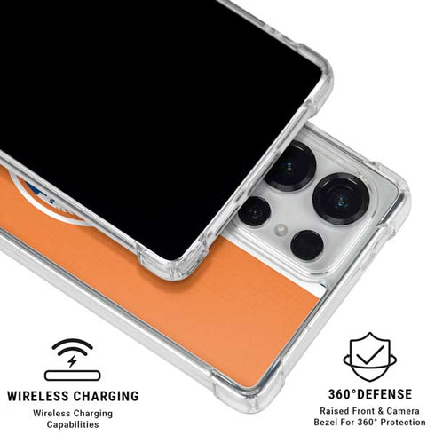 MLB New York Mets Split Galaxy S25 Ultra Clear Case