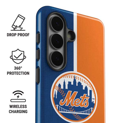 MLB New York Mets Split Galaxy S26 Impact Case