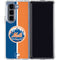 MLB New York Mets Split Galaxy Z Fold5 5G Clear Case