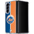 MLB New York Mets Split Galaxy Z Fold5 5G Clear Case