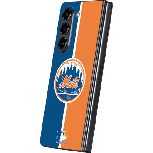 MLB New York Mets Split Galaxy Z Fold5 5G Skin