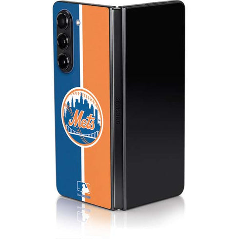 MLB New York Mets Split Galaxy Z Fold5 5G Skin
