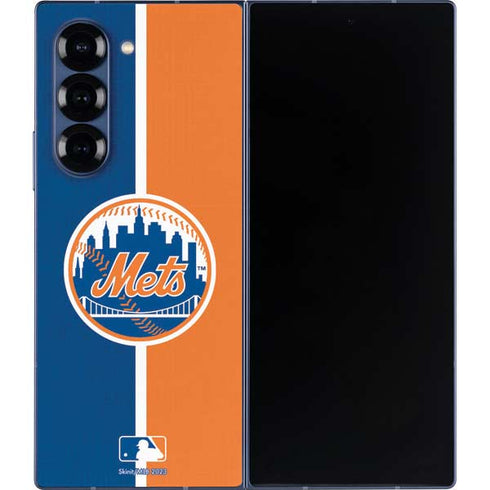 MLB New York Mets Split Galaxy Z Fold6 Skin