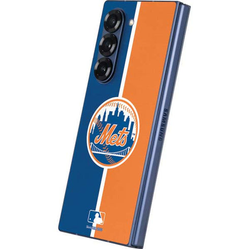 MLB New York Mets Split Galaxy Z Fold6 Skin