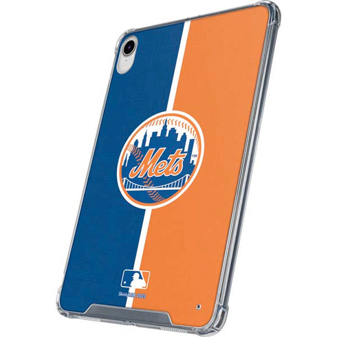 MLB New York Mets Split iPad 11th Gen (2025) Clear Case