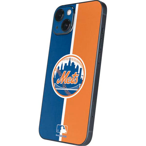 MLB New York Mets Split iPhone 15 Skin