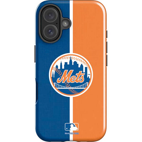 MLB New York Mets Split iPhone 16 Impact Case