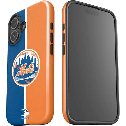 MLB New York Mets Split iPhone 16 Impact Case
