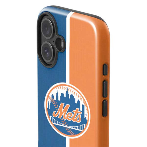 MLB New York Mets Split iPhone 16 Plus Impact Case