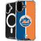 MLB New York Mets Split iPhone 16 Plus MagSafe Case