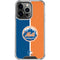 MLB New York Mets Split iPhone 16 Pro Clear Case