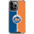 MLB New York Mets Split iPhone 16 Pro Clear Case
