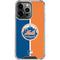 MLB New York Mets Split iPhone 16 Pro Max Clear Case