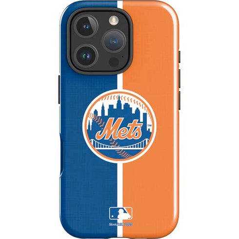 MLB New York Mets Split iPhone 16 Pro Max Impact Case