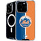 MLB New York Mets Split iPhone 16 Pro Max MagSafe Case