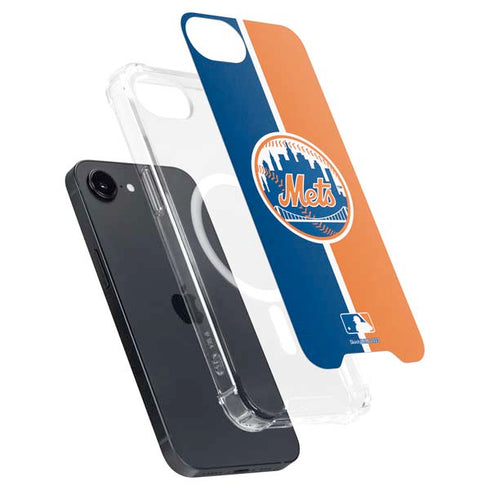 MLB New York Mets Split iPhone 16e MagSafe Case