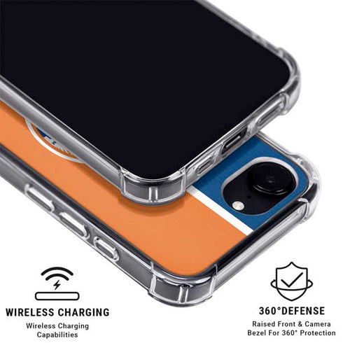 MLB New York Mets Split iPhone 16e MagSafe Case
