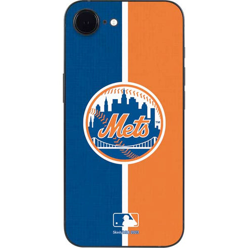 MLB New York Mets Split iPhone 16e Skin