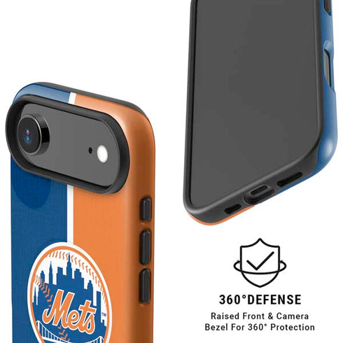 MLB New York Mets Split iPhone 17 Air Magsafe Impact Case