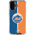 MLB New York Mets Split iPhone 17 Clear Case