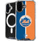 MLB New York Mets Split iPhone 17 MagSafe Case