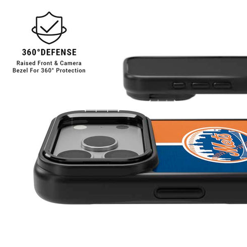 MLB New York Mets Split iPhone 17 Pro Kickstand Case