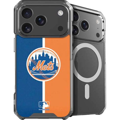 MLB New York Mets Split iPhone 17 Pro Max MagSafe Case