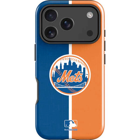 MLB New York Mets Split iPhone 18 Pro Max Impact Case
