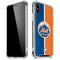 MLB New York Mets Split iPhone X/XS Clear Case