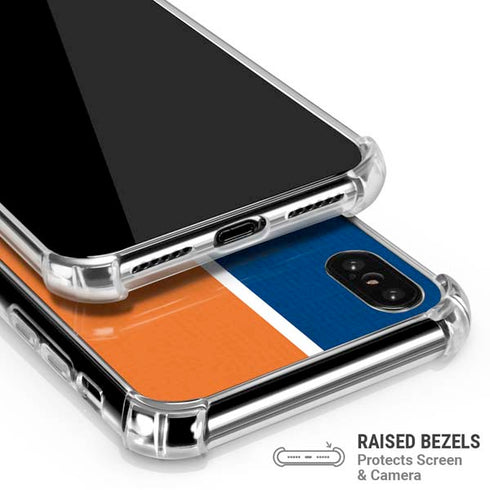 MLB New York Mets Split iPhone X/XS Clear Case