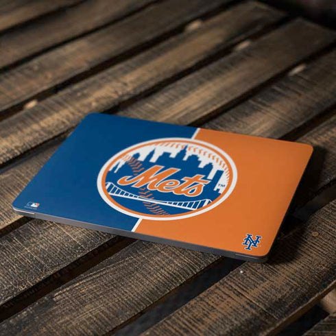 MLB New York Mets Split Apple MacBook Air Skin