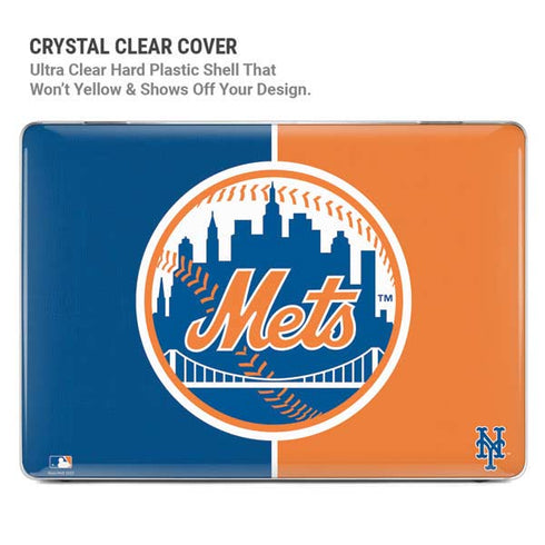 MLB New York Mets Split MacBook Pro 14in (2021-24) Case plus Skin