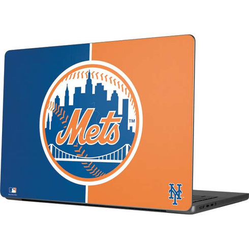 MLB New York Mets Split Apple MacBook Pro 14-inch Skin