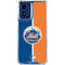 MLB New York Mets Split Moto G 5G (2024) Clear Case