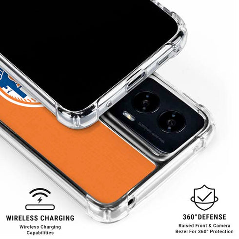 MLB New York Mets Split Moto G Power 5G (2024) Clear Case