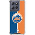 MLB New York Mets Split Moto G Power 5G (2025) Clear Case