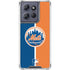 MLB New York Mets Split Moto G Stylus 5G (2025) Clear Case