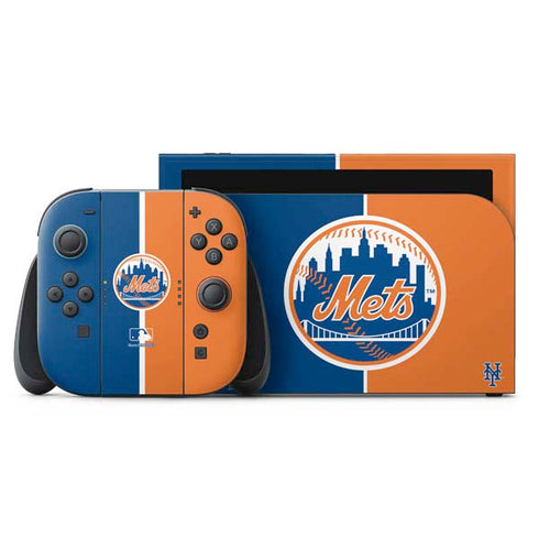 MLB New York Mets Split Nintendo Skins