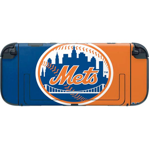 MLB New York Mets Split Nintendo Switch 2 (2025) with Joy-Con Skin
